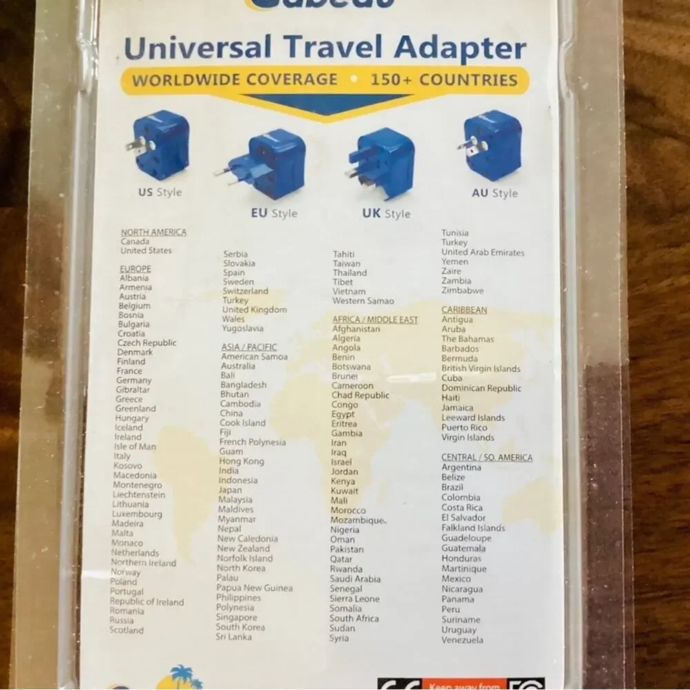 Cabeau 4-in-1 Universal Travel Adapter Plug